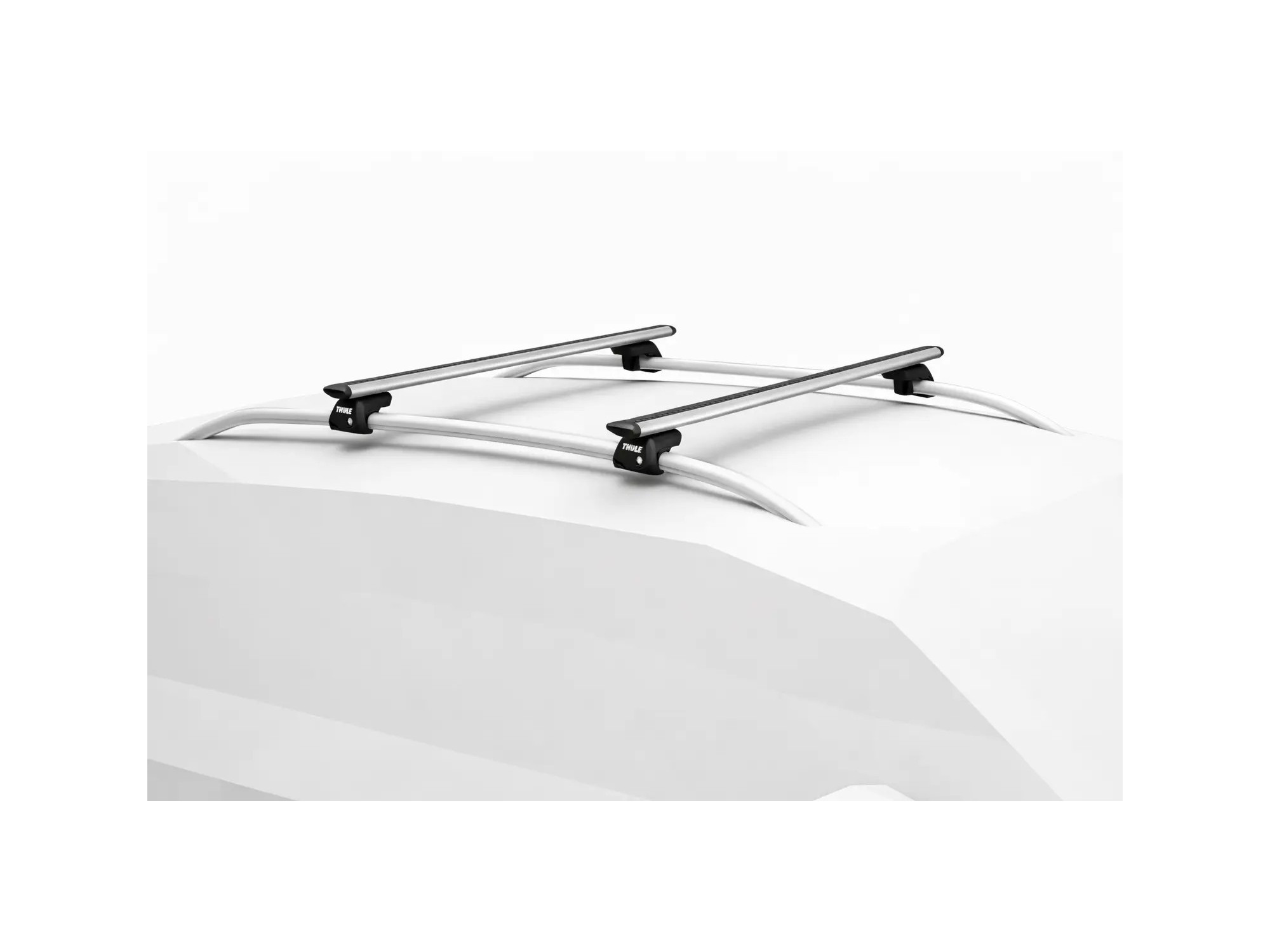 Thule WingBar Evo rails surélevés Argent | SNAILER®