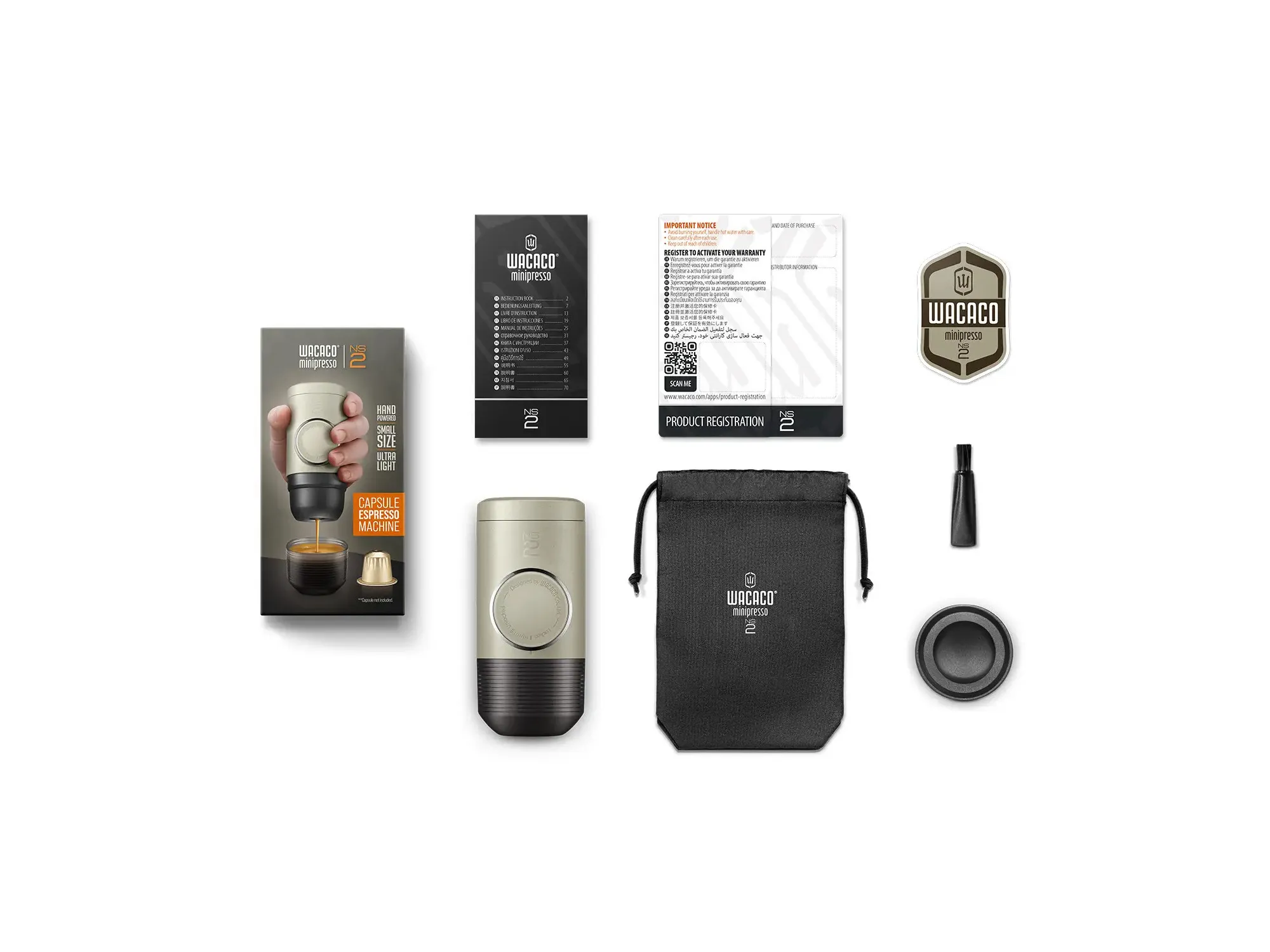 Wacaco Minipresso NS2 | Espresso manuel Nespresso | SNAILER®