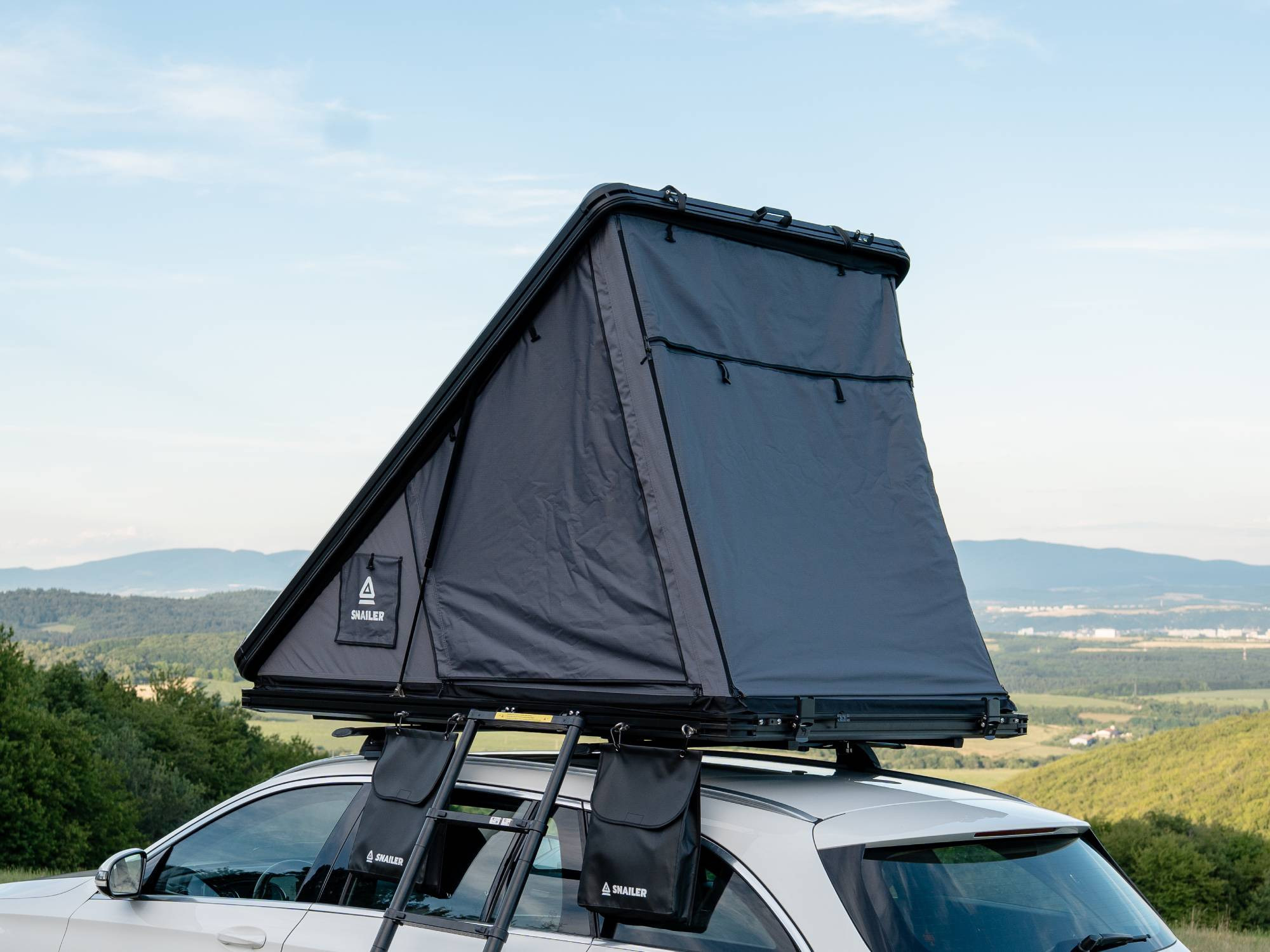 Tente de toit SNAILER® Alduo en aluminium compacte