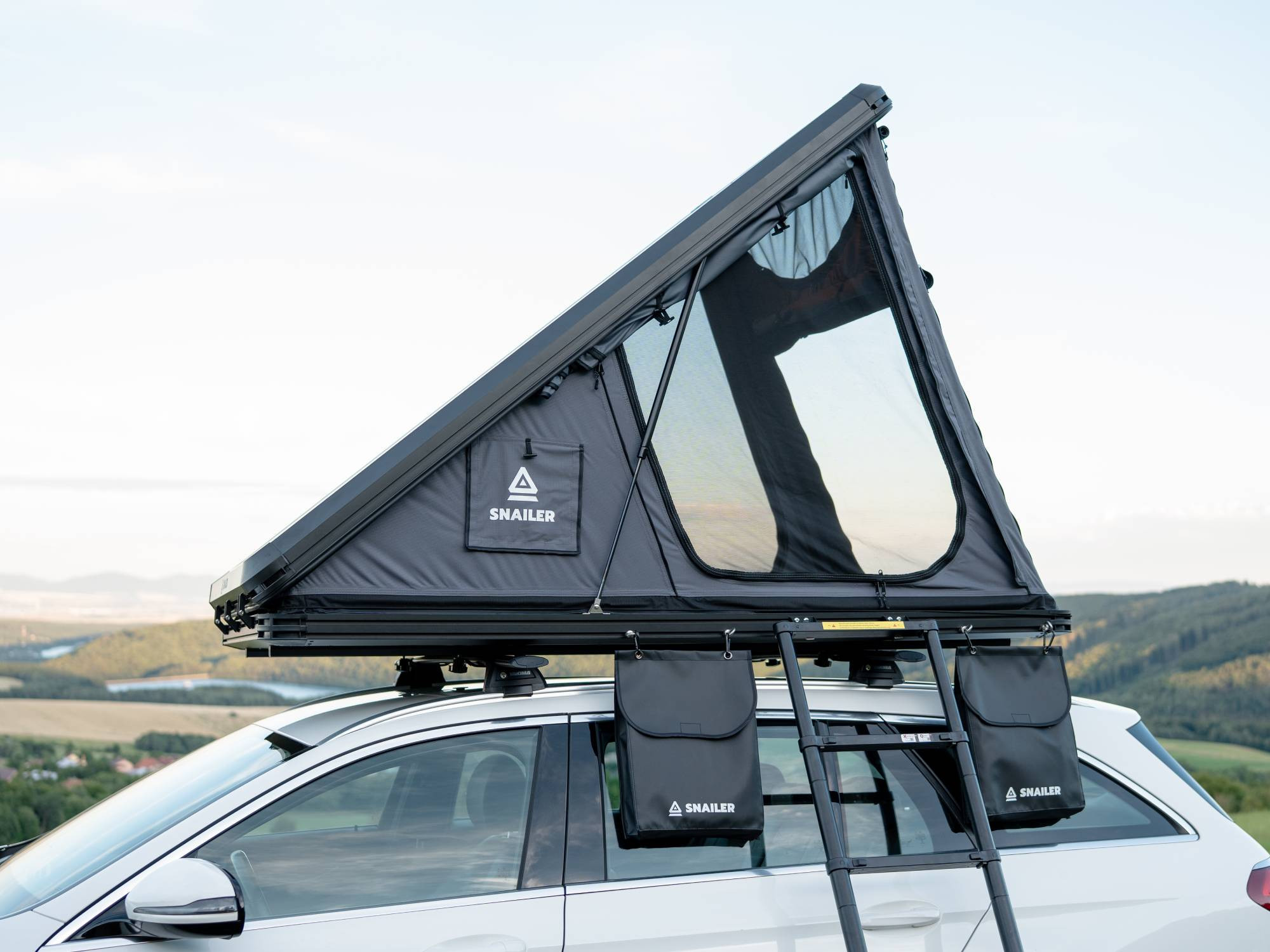 Tente de toit SNAILER® Alduo en aluminium compacte
