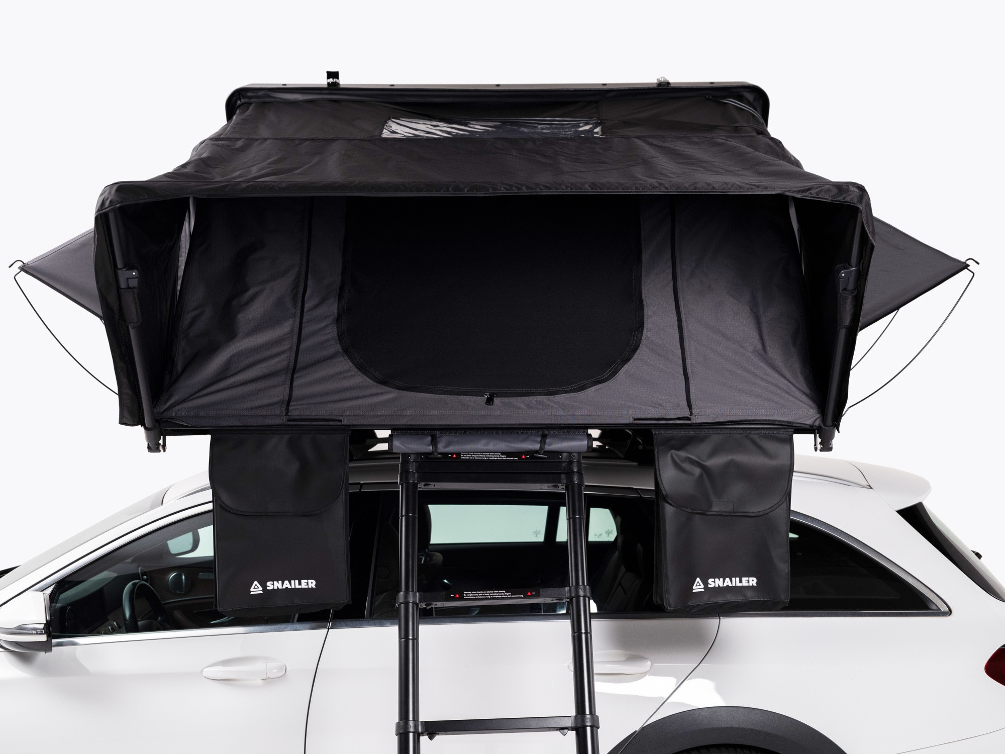 Tente de toit SNAILER® Abis MAX à coque rigide ouverture latérale