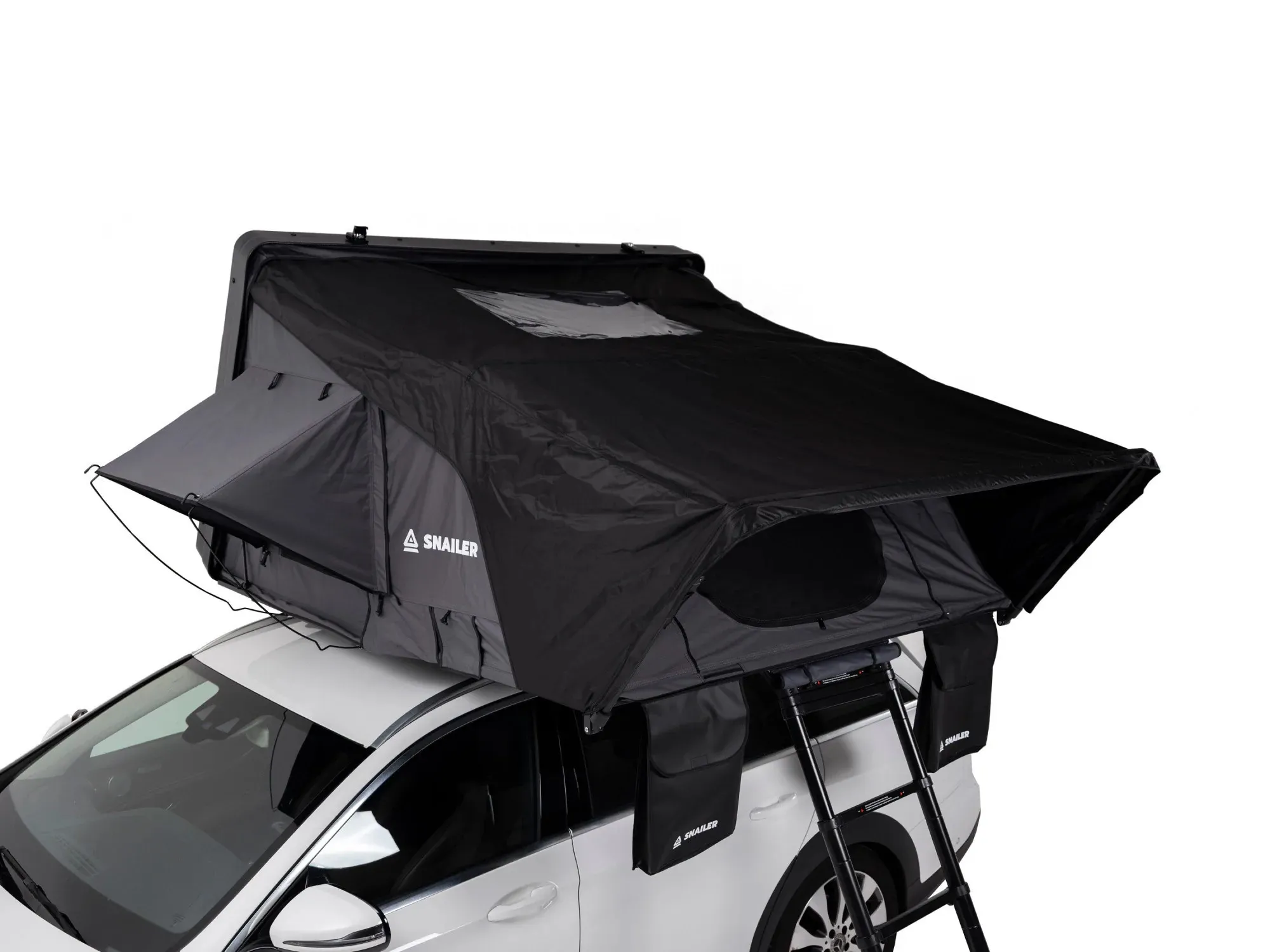 Tente de toit SNAILER® Abis MAX à coque rigide ouverture latérale