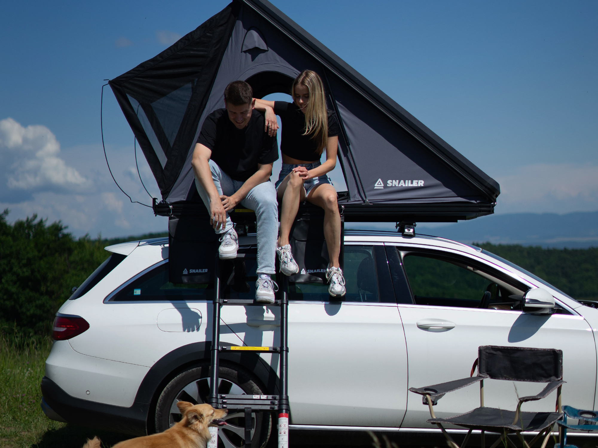 Tente de toit SNAILER® Alduo en aluminium compacte