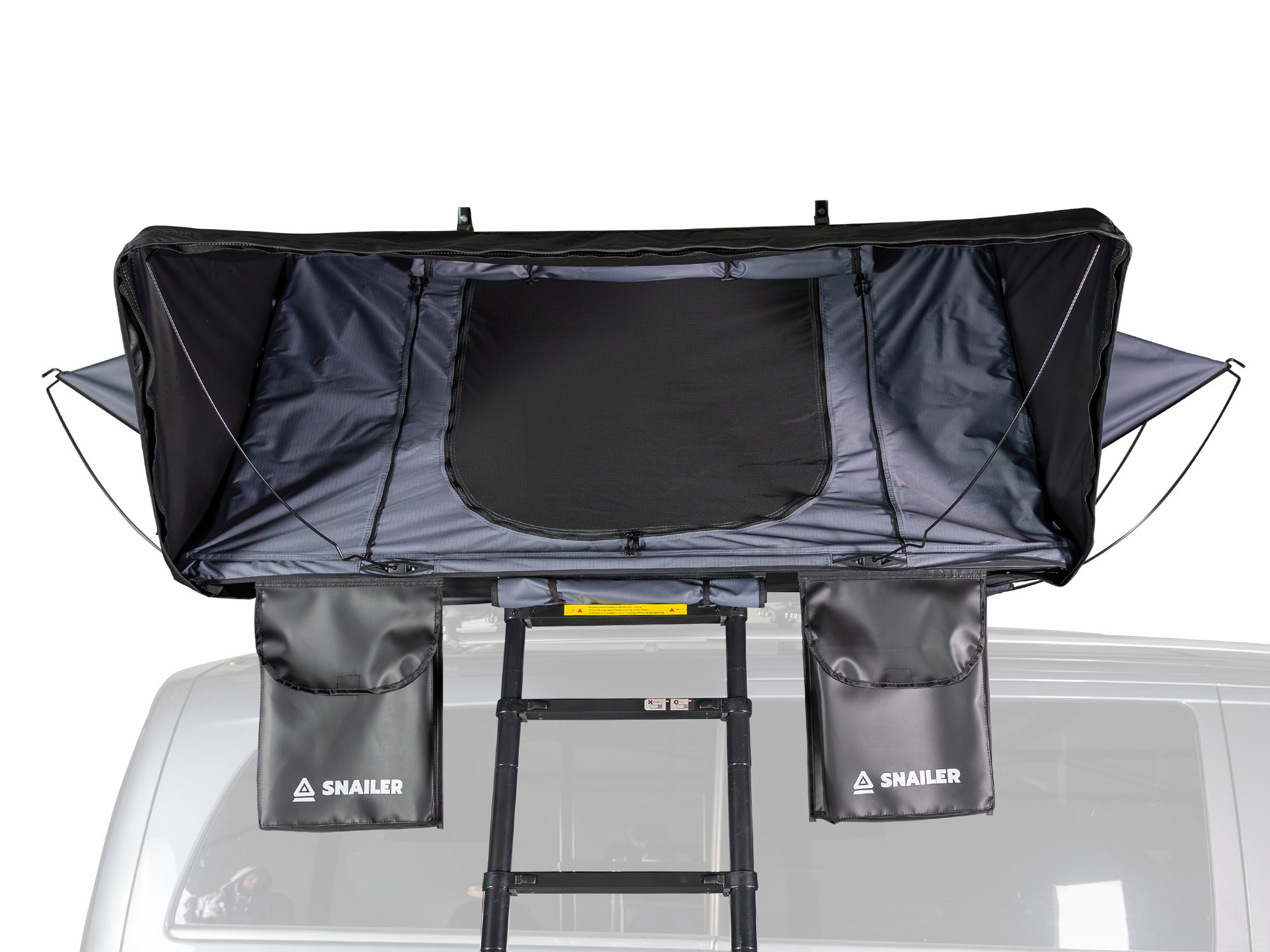 Tente de toit SNAILER® Abis MAX à coque rigide ouverture latérale